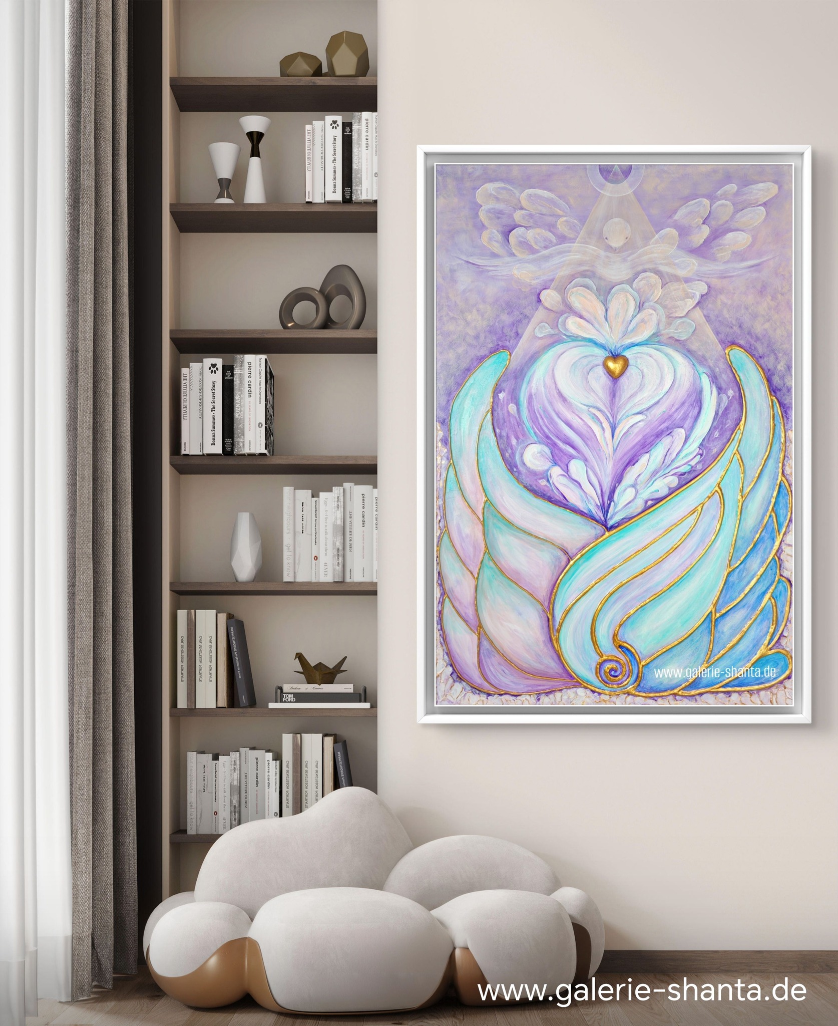 Seelenheilungsbild - Ich bin Frieden - Justine Felix